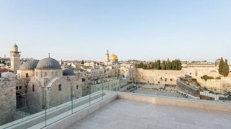 מבט פנורמי על העיר העתיקה בירושלים